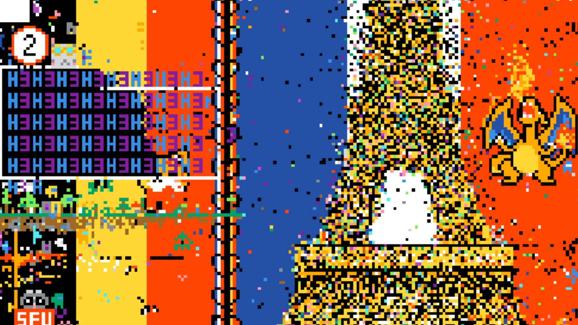 r/Place : la France a pris d'assaut le côté droit de la Pixel War et se déchaîne à gauche