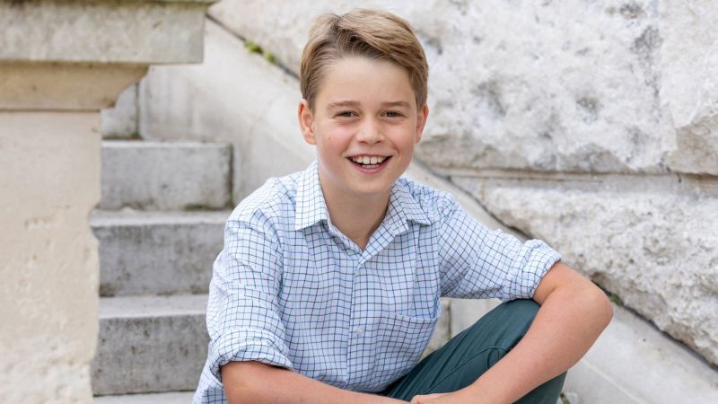 New photograph of Prince George released ahead of his 10th birthday on Saturday