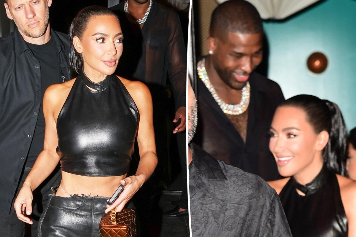 Kim Kardashian parties with Tristan Thompson in Miami after Lionel Messi's game