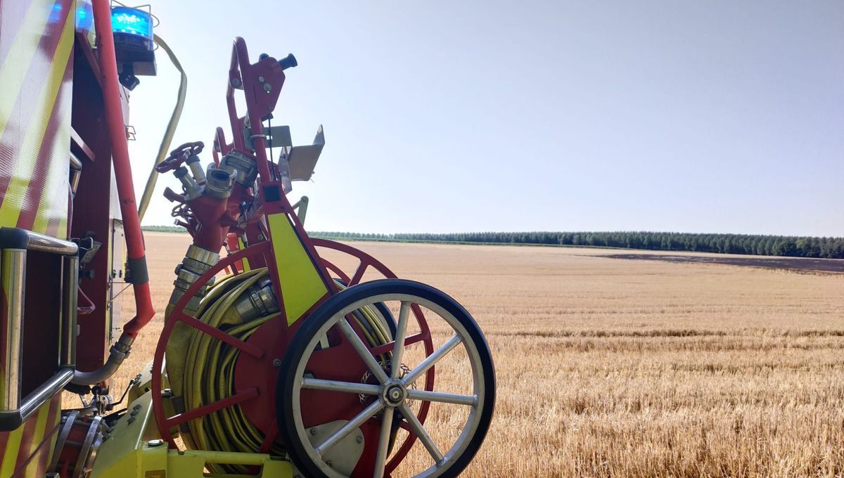 Somme : 19 hectares de champs brûlés dans l'est du département