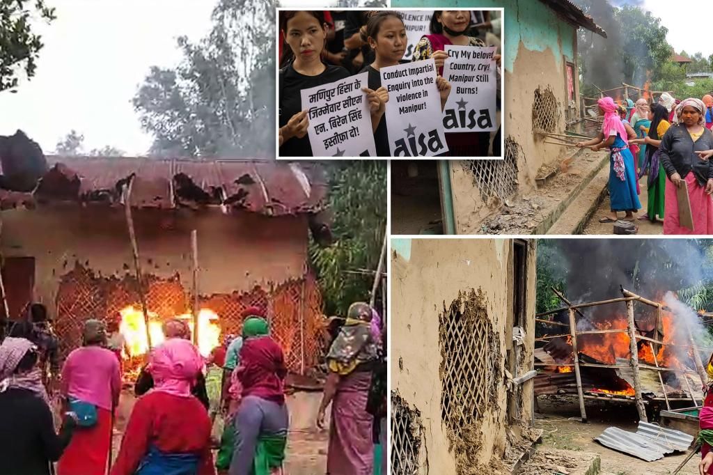 Indian women set fire to home of suspect in rape case enraging nation