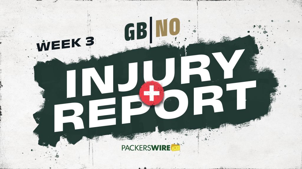 Breaking down Packers' final injury report of Week 3 vs. Saints