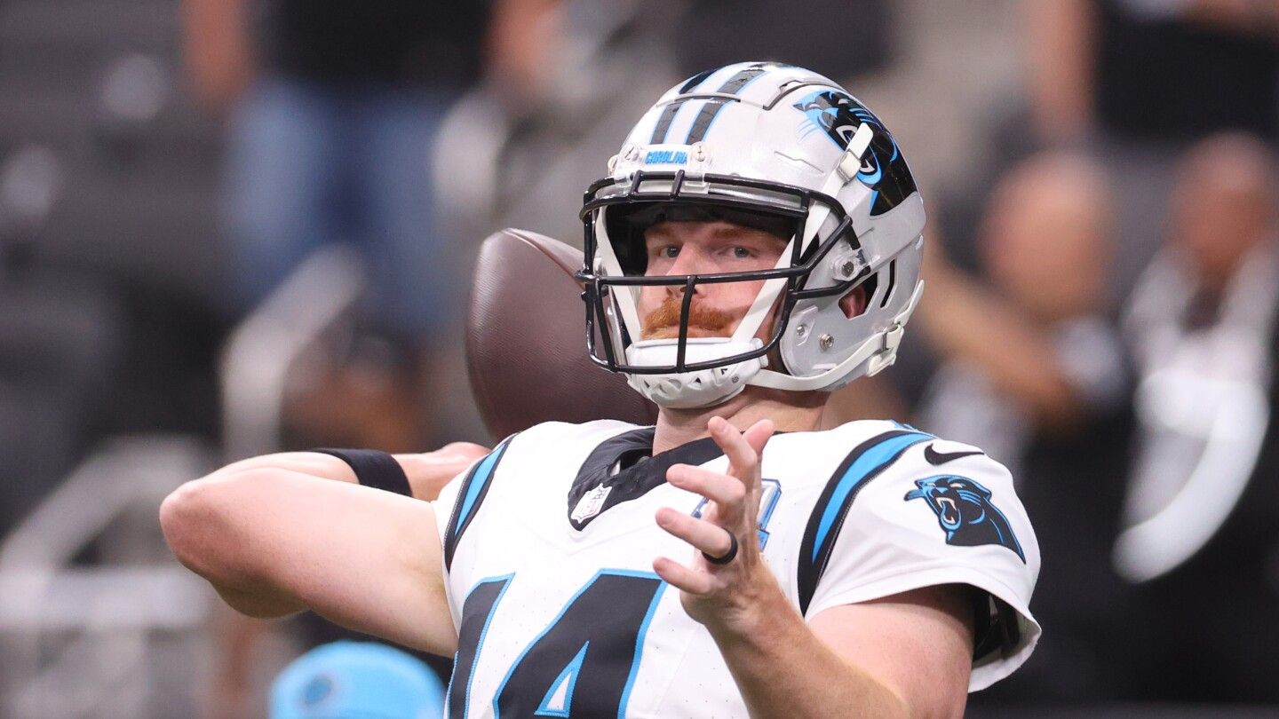 Andy Dalton has thrown two TDs, Panthers lead Raiders 14-7