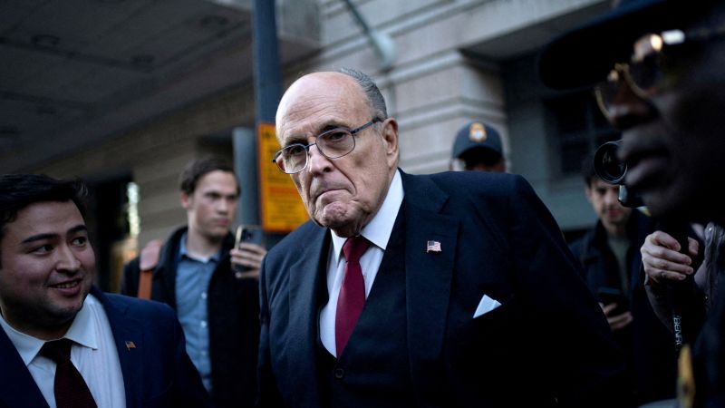 Rudy Giuliani must give control of luxury items and Manhattan apartment to Georgia election workers he defamed, judge rules