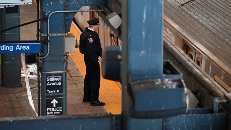 Suspect arrested in the killing of a woman set on fire on a NYC subway car