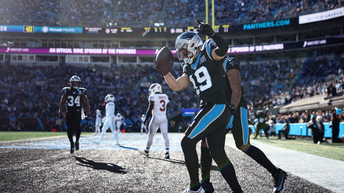 Panthers win 36-30 in OT, Cardinals eliminated from playoff contention