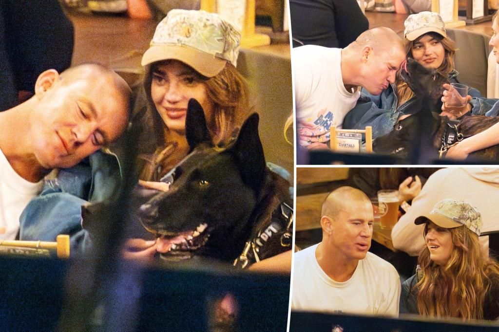 Channing Tatum and new girlfriend Inka Williams show PDA at cozy dinner