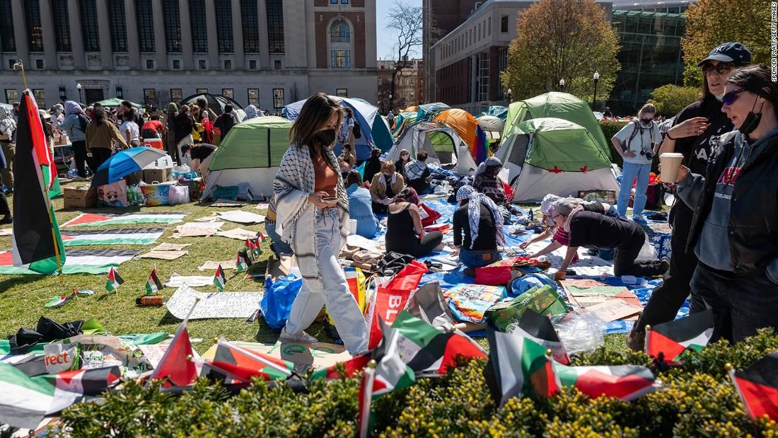 Student protests at Columbia, Yale and other schools