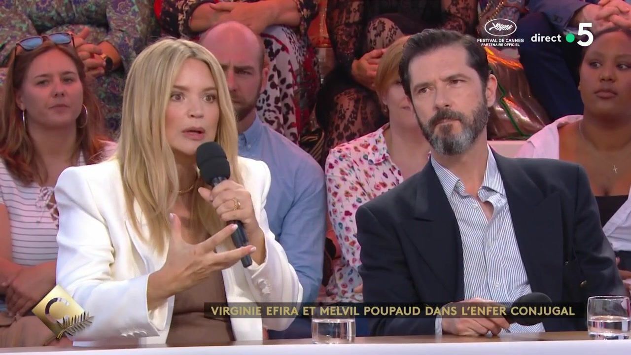 "Il me terrifiait" : Virginie Efira se confie sur sa relation avec Melvil Poupaud