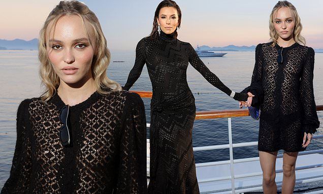 Lily-Rose Depp joins Eva Longoria at star-studded Air Mail party during Cannes Film Festival