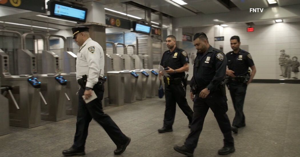 Man Is Charged With Shoving Woman’s Head Against Moving Subway Train