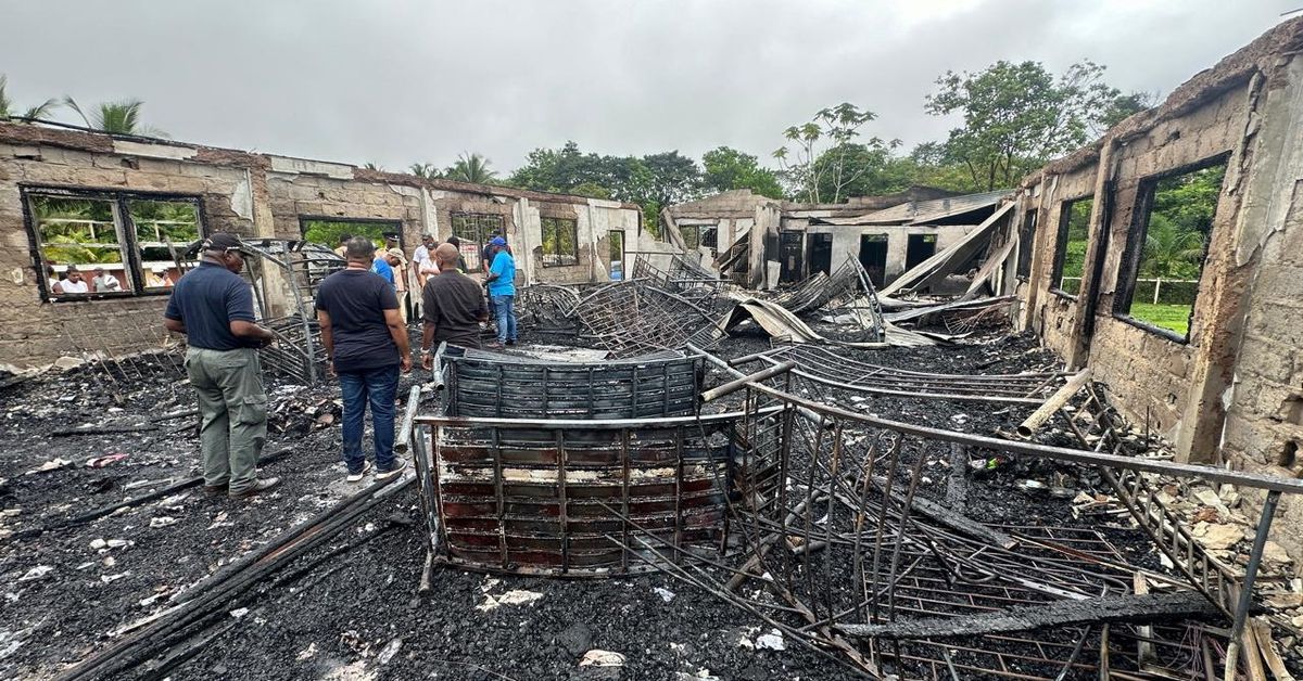 Student lit deadly fire at Guyana school after phone confiscated, police say