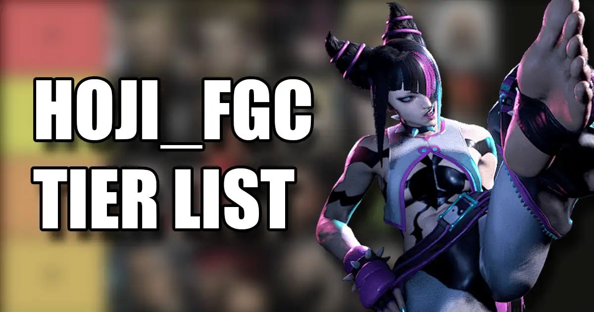 Hoji_FGC shares their week 3 Street Fighter 6 tier list