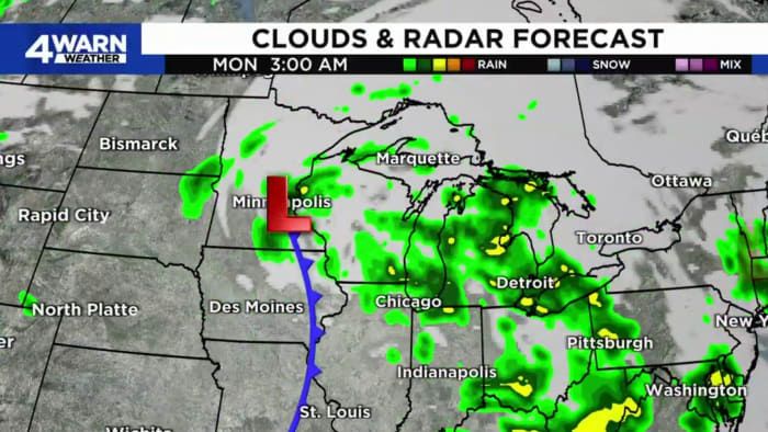 Rainy Friday in Metro Detroit with slight storm chances this weekend: What to know