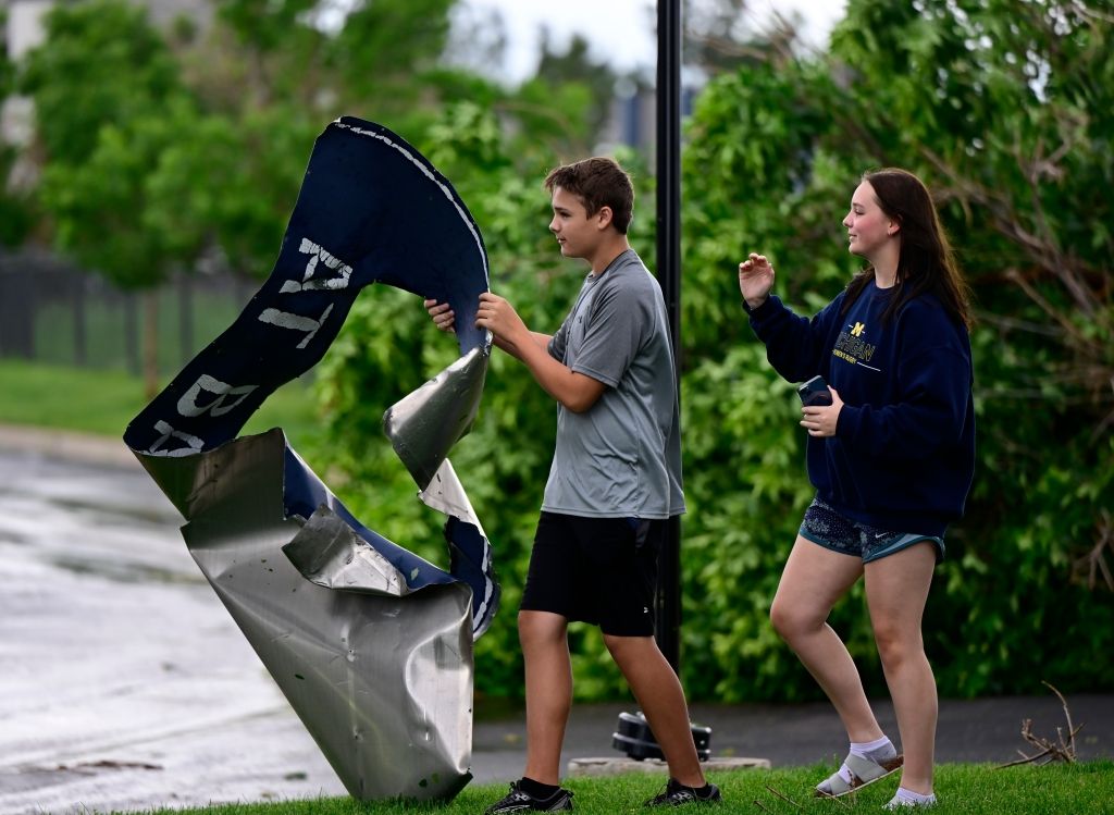 Tornado in Highlands Ranch, painful hail at Red Rocks