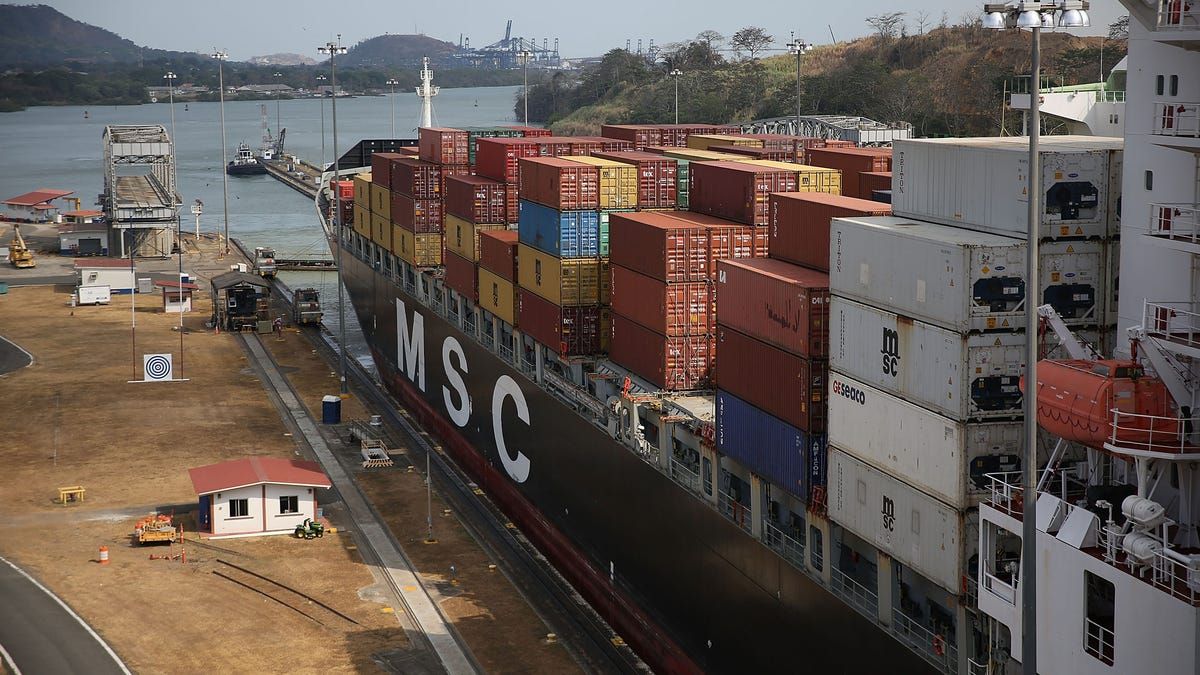 The Panama Canal is restricting large ships because of drought