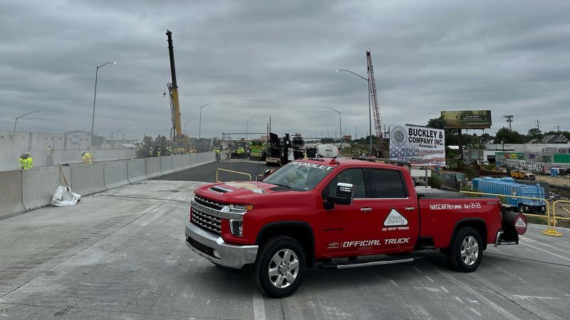 Pocono Raceway jet dryer requested to help reopen I-95 in Philadelphia