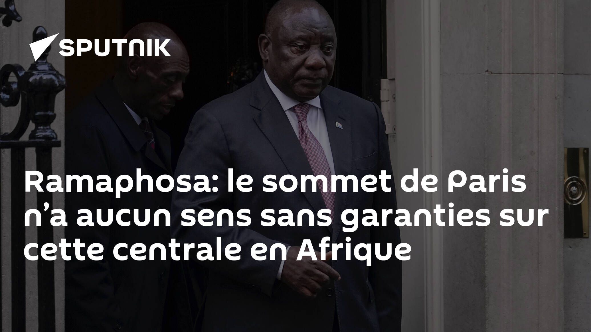 Ramaphosa: le sommet de Paris n’a aucun sens sans garanties sur cette centrale en Afrique