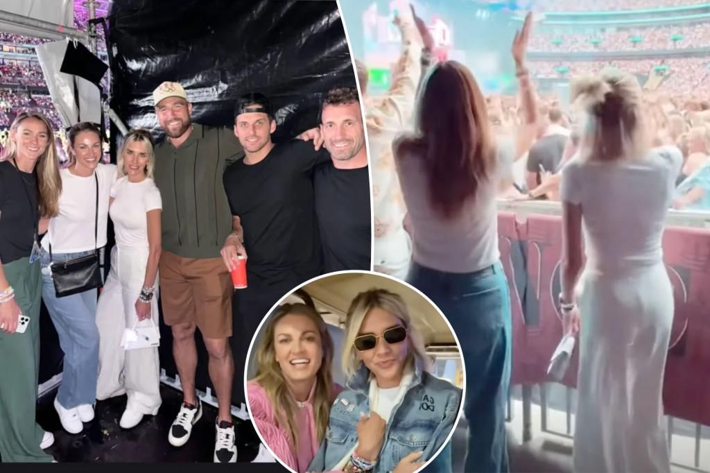 Erin Andrews, Charissa Thompson party with Travis Kelce at Taylor Swift show