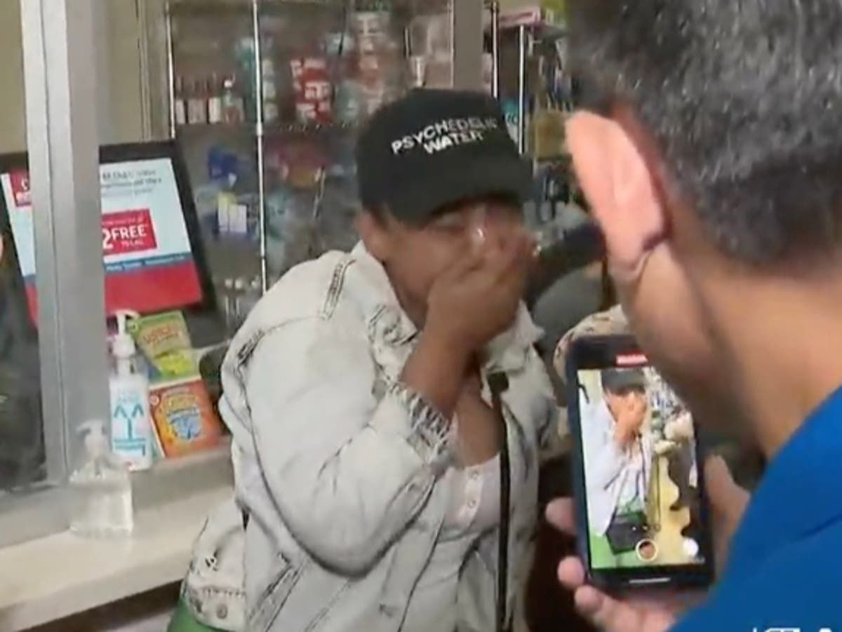 Woman claiming to be $1bn Powerball winner seen screaming and running from Skid Row store that sold the ticket