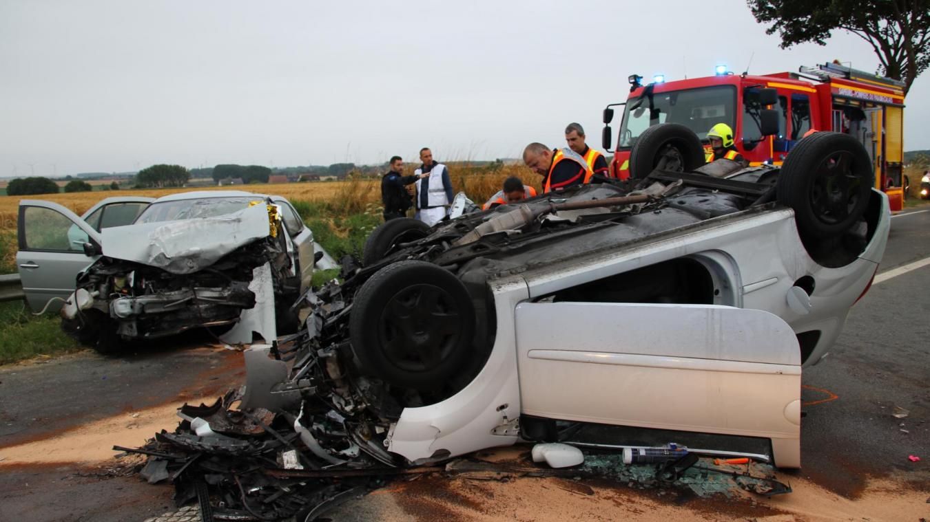 Deux morts et deux blessés graves dans un dramatique accident à Marquion ce dimanche matin