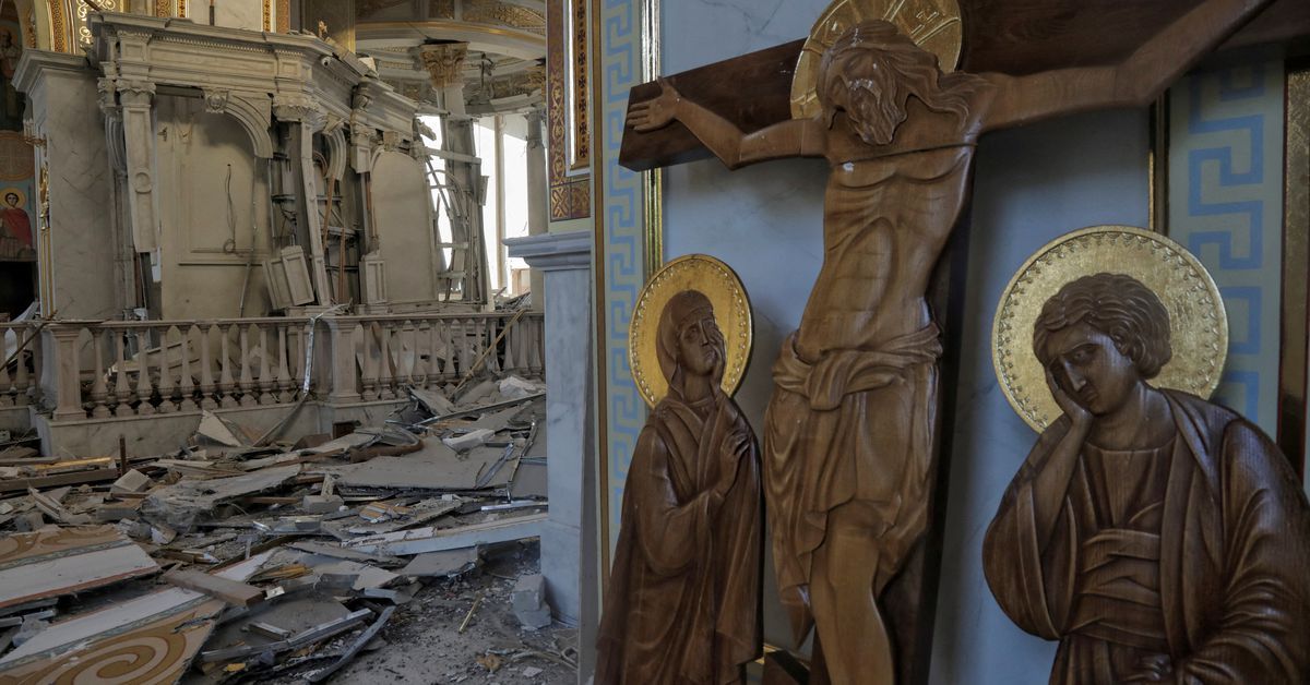 Russian attack on Odesa kills one, damages cathedral, Ukrainian officials say