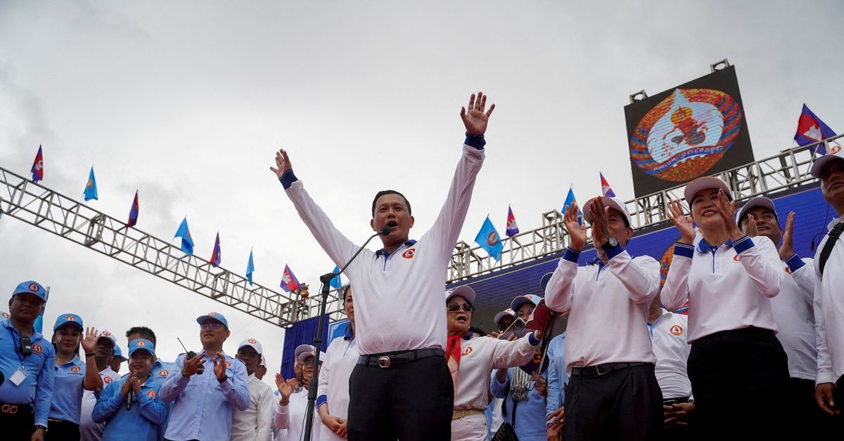 Cambodia holds lopsided election ahead of historic transfer of power