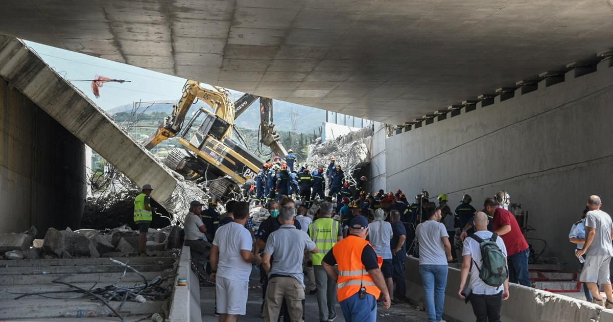 Effondrement partiel d'un pont dans l'ouest de la Grèce: un mort et un blessé, selon les autorités