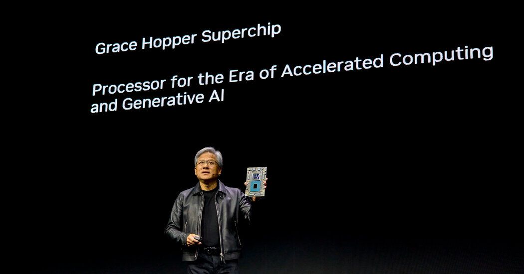 Nvidia Revenue Doubles on Demand for A.I. Chips, and Could Go Higher