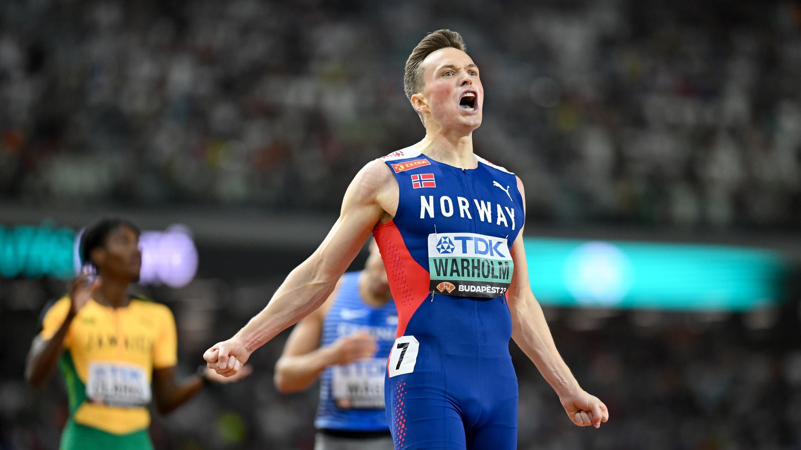 Karsten Warholm remporte son troisième titre mondial sur 400 m haies