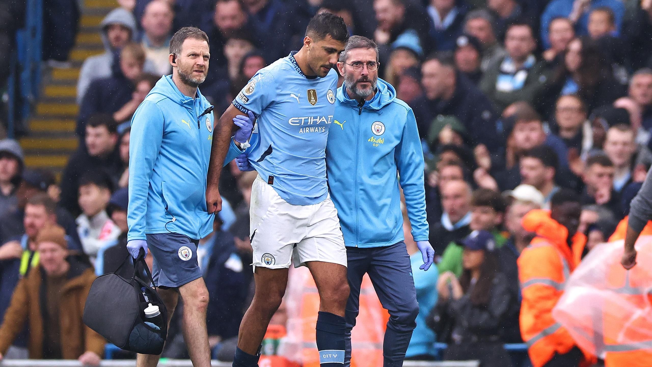 Rupture du ligament croisé pour Rodri, Manchester City perd son patron pour la saison - Eurosport