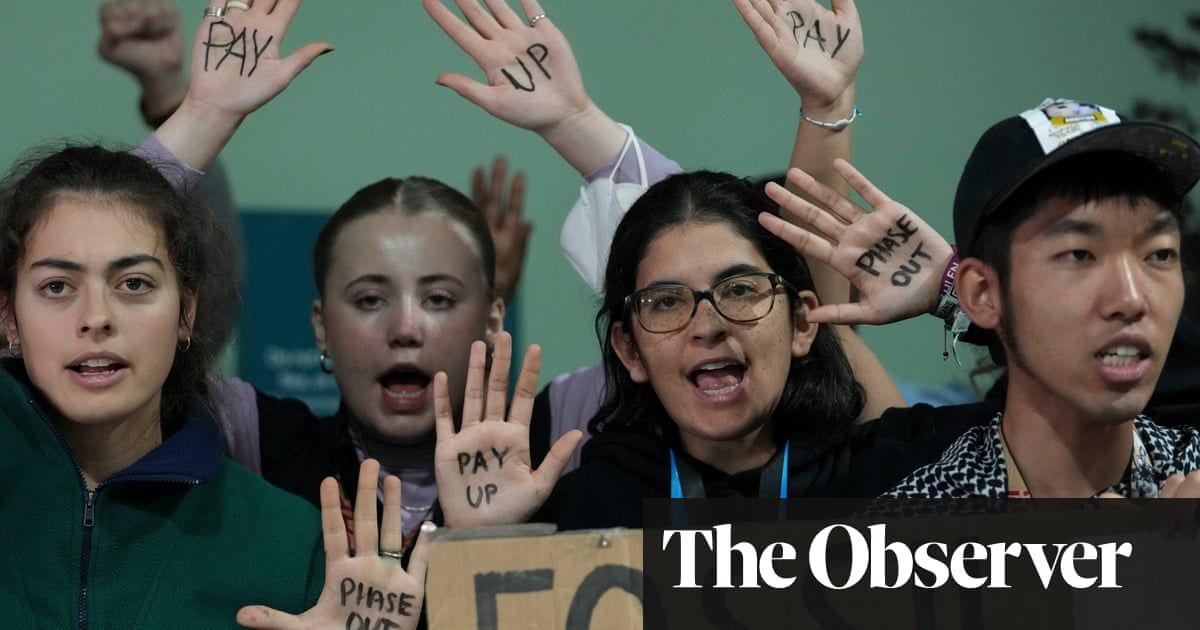 Row over who will pay $1tn climate fund drags Cop29 talks past the deadline