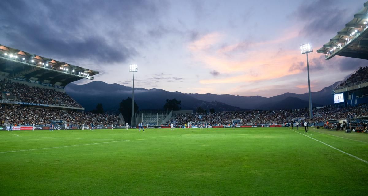 Ligue 2 : Bastia - Lorient interrompu après des jets de projectiles