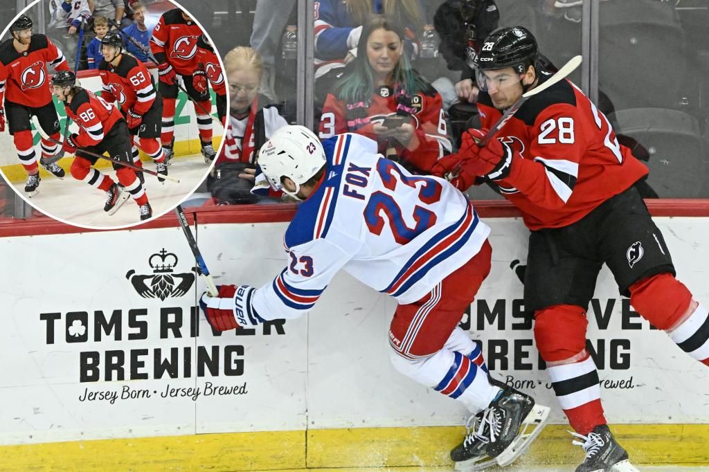 Rangers destroyed by Devils with Chris Kreider scratched