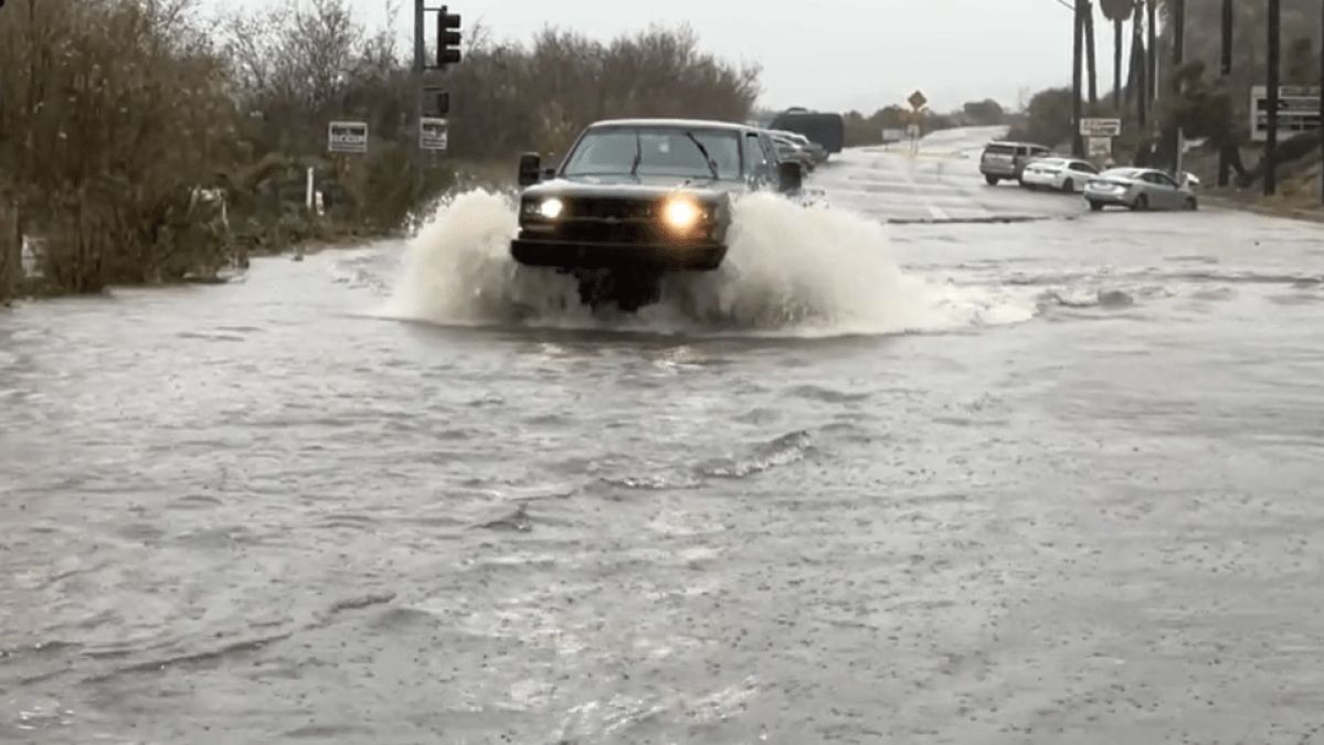 The sky fell Monday. Literally. Billions of gallons of rain fell on San Diego