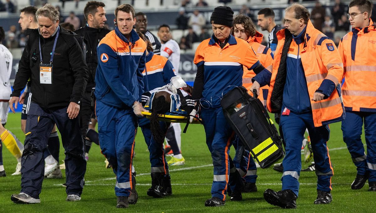 Girondins de Bordeaux : Alberth Elis placé en coma artificiel après un violent choc à la tête contre Guingamp