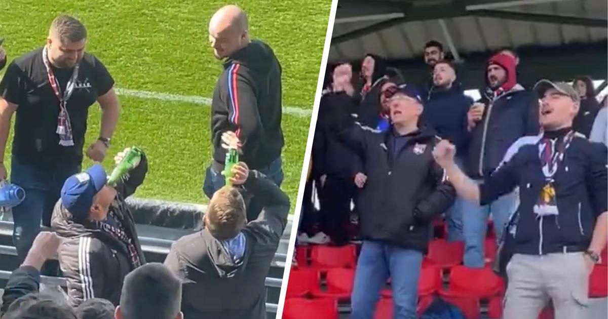 Foot : cul sec de bière, pogo avec les supporters lyonnais... John Textor en roue libre lors d’un derby U17 (vidéo)