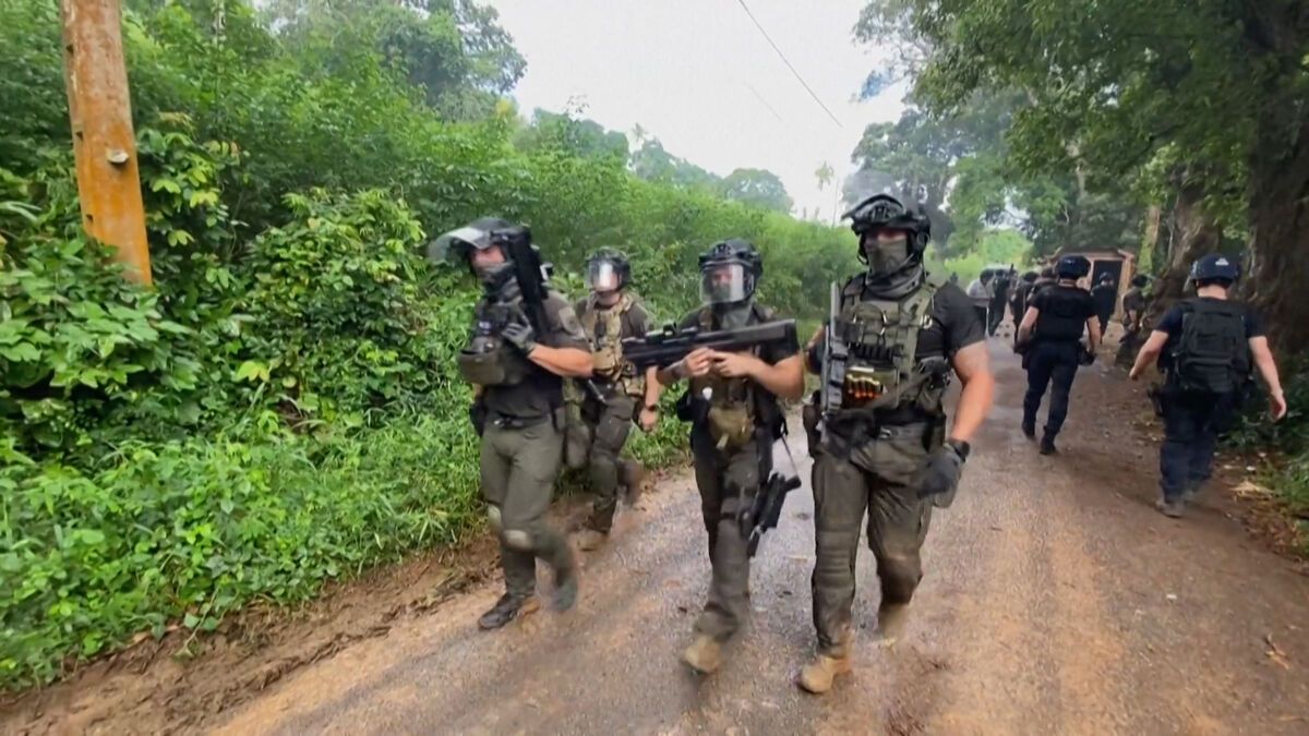 VIDÉO. Opération anti-migrants à Mayotte : CRS et policiers du RAID interviennent dans la jungle