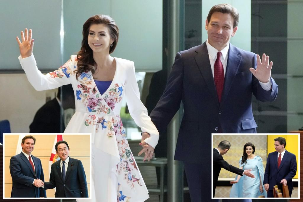 Ron DeSantis flaunts fashionable wife Casey on Japan trip