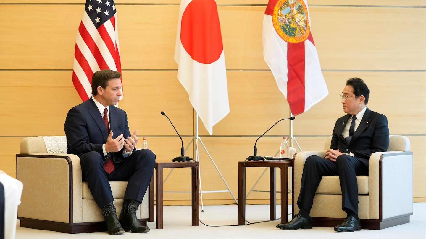 Florida Gov. Ron DeSantis meets with Japan's Kishida in Tokyo