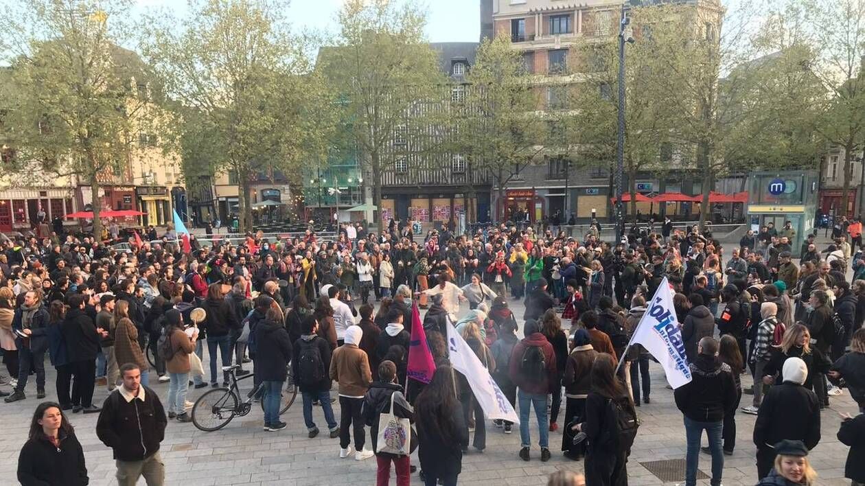 Retraites. Jusqu’à 1 000 personnes pour le concert de casseroles dans le centre-ville de Rennes