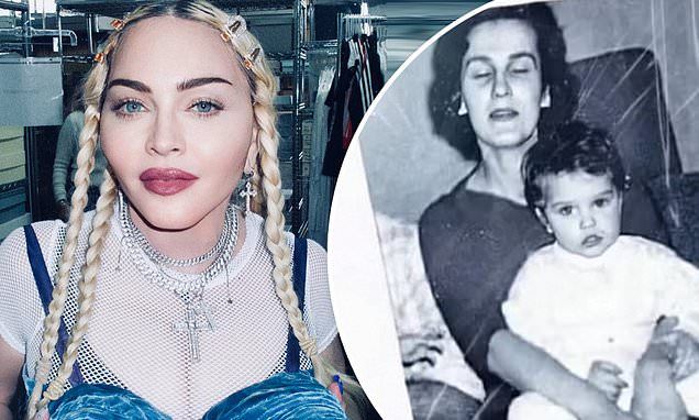 Madonna makes rare comments about late mother as she visits storage space where cone bras kept