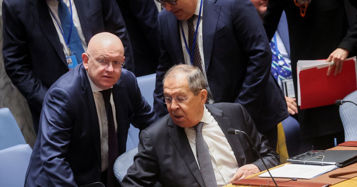 UN chief criticizes Russia at UN meeting chaired by Lavrov