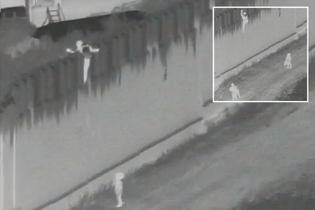 Video shows smuggler drop 4-year-old from top of 30-foot border wall in San Diego