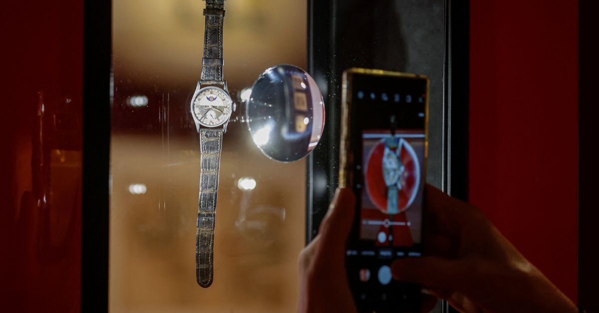 Last emperor of China's watch sells for record $6.2 mln in Hong Kong auction