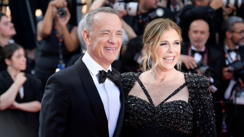 Rita Wilson says awkward moment on Cannes red carpet with Tom Hanks isn't what it looks like