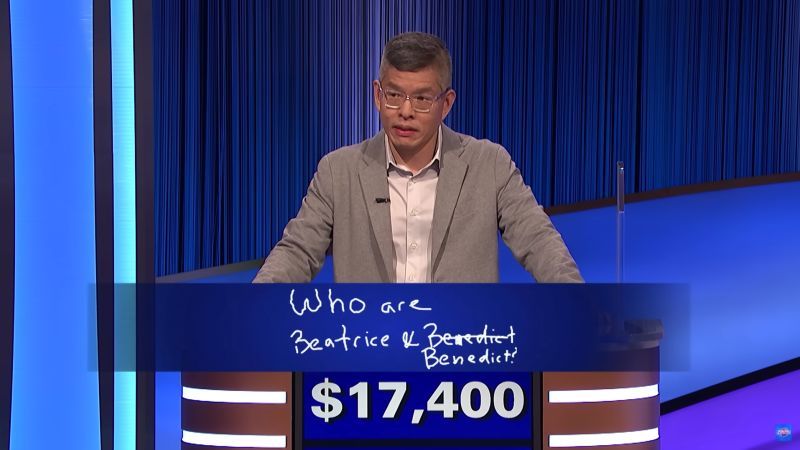 'Jeopardy!' star Ben Chan's winning streak ends with a misspelling