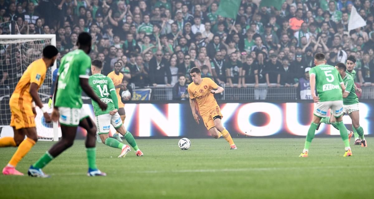 Saint-Étienne - Rodez : score de parité à la pause