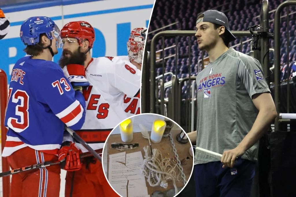 The unusual way Rangers' Matt Rempe passed time before Game 2