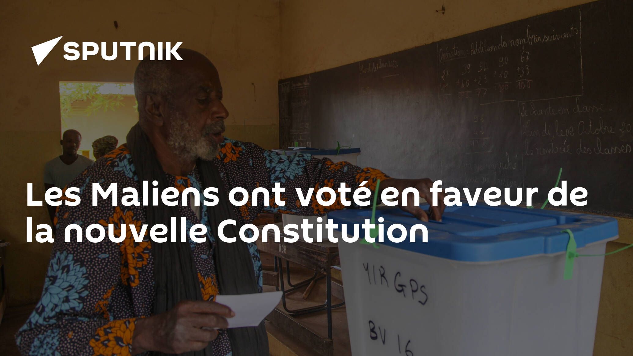 Les Maliens ont voté en faveur de la nouvelle Constitution